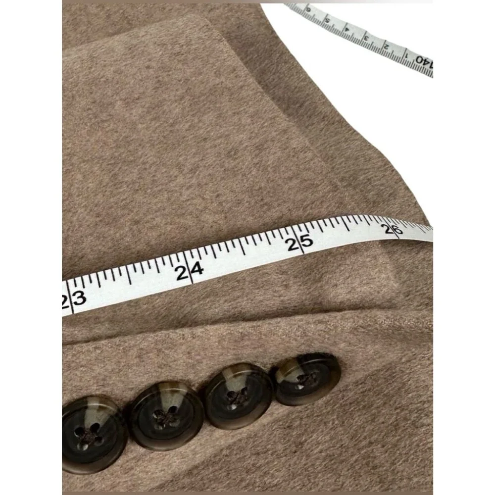 Saks Fifth Avenue Black Tan Cashmere Silk Sport Coat Formal Blazer Men’s 40R